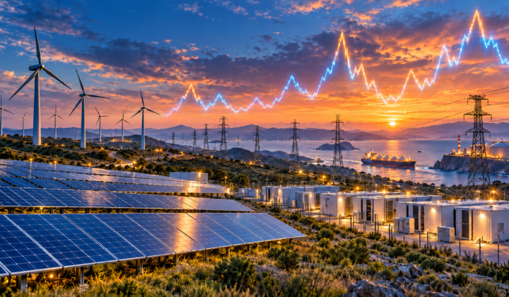 La volatilidad marcará los precios de la electricidad en Europa en 2027 ante la presión sobre el gas y el GNL